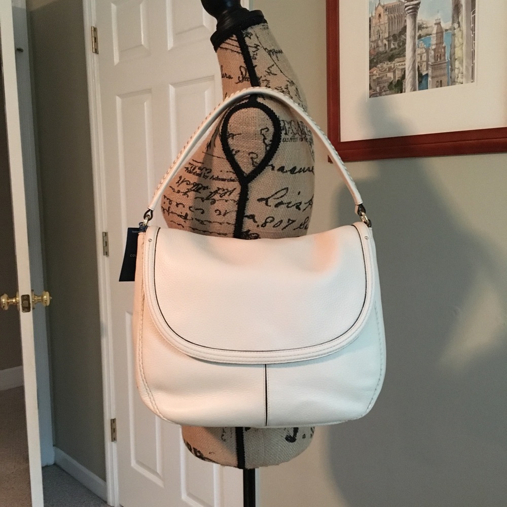 SOLD - NWT Cole Haan Tali Double Strap Saddle Bag